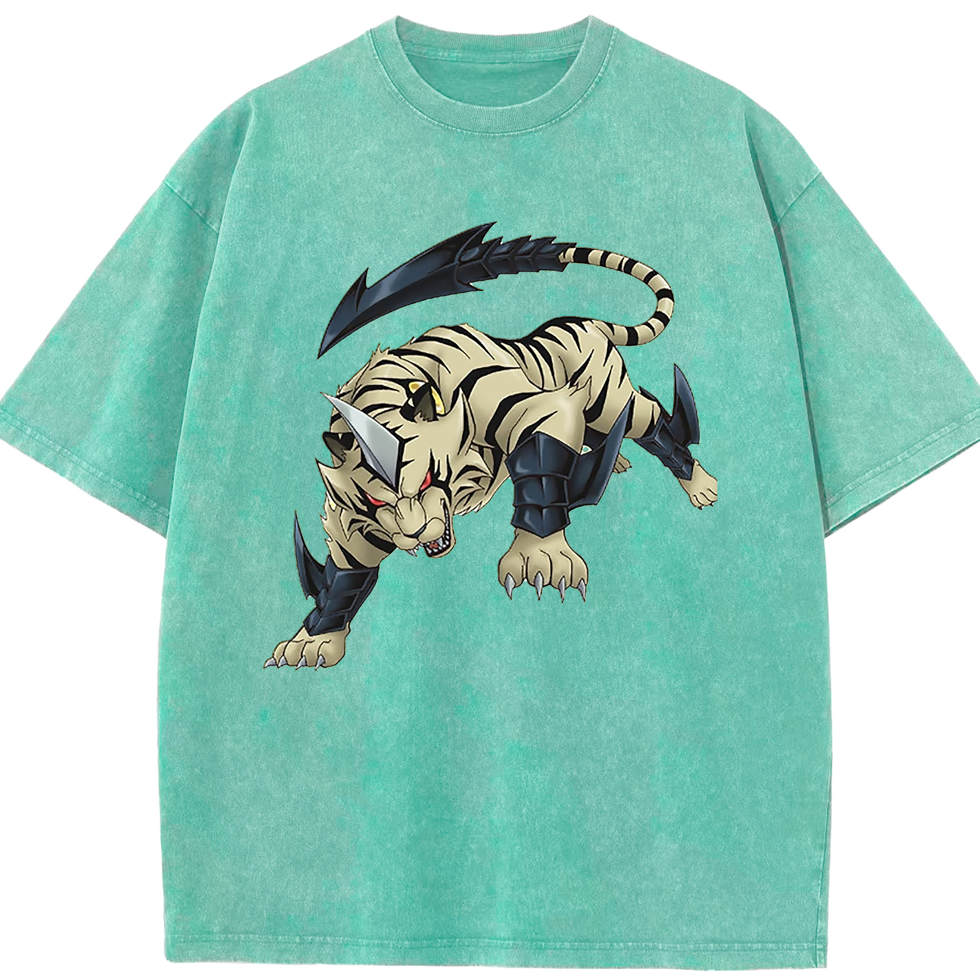 （画像用） 遊☆戯☆王 Yu-Gi-Oh! 綿100% ヴィンテージ風 半袖Tシャツ（フロントプリント）